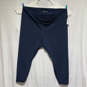 Old Navy Women's 4XL Navy Elevate Go Dry Active 7/8 Ankle Leggings High Rise